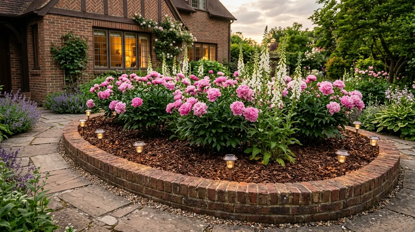 Raised Bed Around a Path Entry